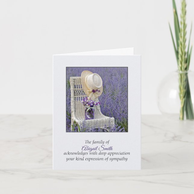 Cartão Presidente com Hat e Flores Simpatia Obrigado (Frente)