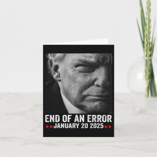 Cartão Presidente Donald Trump Inauguração Dia 2025