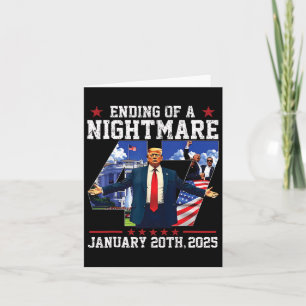 Cartão Presidente Donald Trump Inauguration Day 2025 Uni