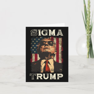 Cartão Presidente Donald Trump - Sigma Trump