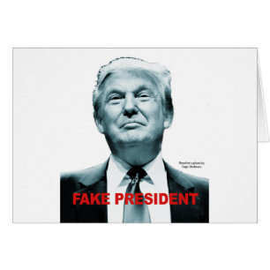 Cartão Presidente Falso (Trump)