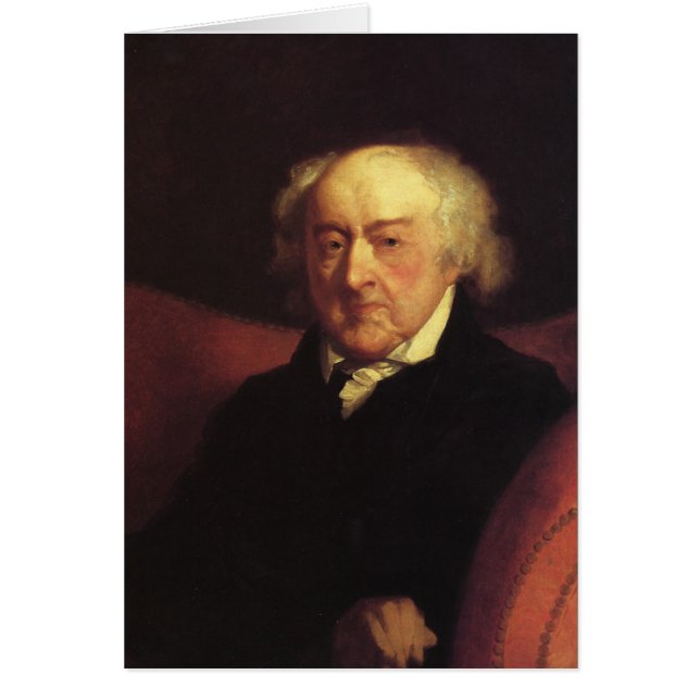 Cartão Presidente John Admas (Frente)