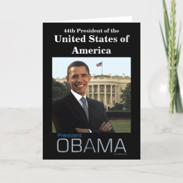 Cartão Presidente Obama
