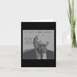 Cartão Presidente Trump 2025 Genius