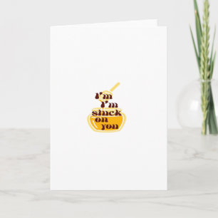 Cartão Preso a Você Design de Amor Minimalista