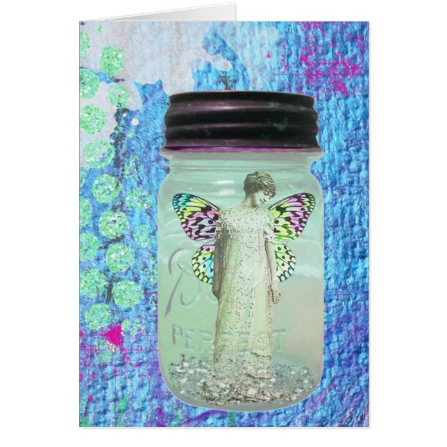 Cartão Preso em um Jar (Frente)