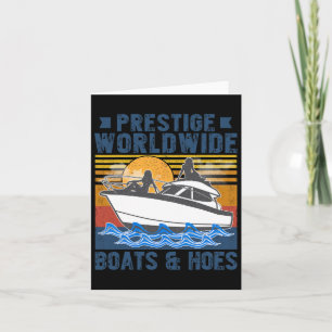 Cartão Prestige Em Todo O Mundo Boats E Hoes Vintage Retr