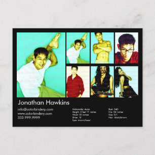 Cartão Preto Ator/Modelo