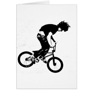 Cartão Preto Bmx