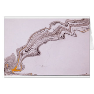 Cartão preto e alaranjado