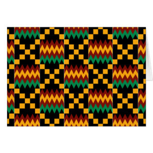 Cartão Preto Horizontal, Verde, Vermelho, Tecido Cinza Am