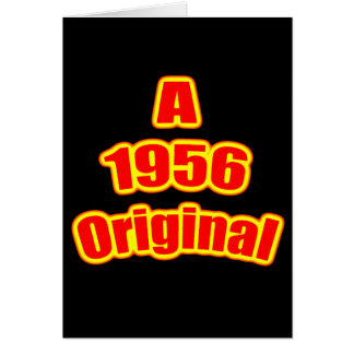 Cartão Preto original do vermelho 1956