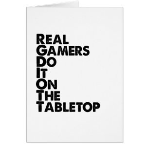 Cartão Preto real dos Gamers