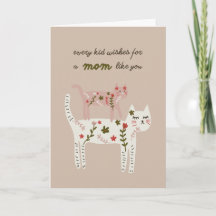 Pretty Kitties Mother's Day card