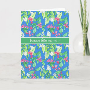 Cartão Pretty Spring Blossom French Mother's Day