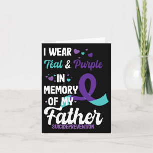 Cartão Prevenção do Suicídio Conscientização Em Memória d