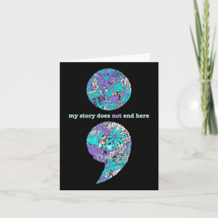 Cartão Prevenção E Depressão Suicidas Sensibilização 1