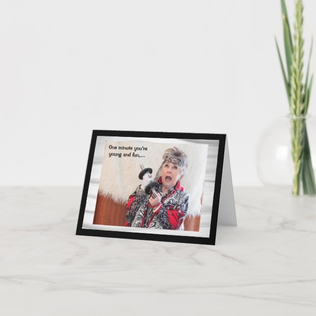 Cartão Prevendo o tempo com o joelho (Frente)