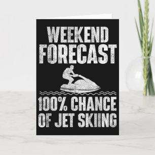 Cartão Previsão de Fim de Semana Jet Ski - Férias de Aman