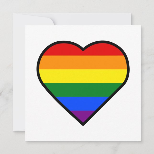 Cartão PRIDE HEART (Frente)