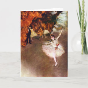 Cartão Prima Ballerina, Rosita Mauri por Edgar Degas