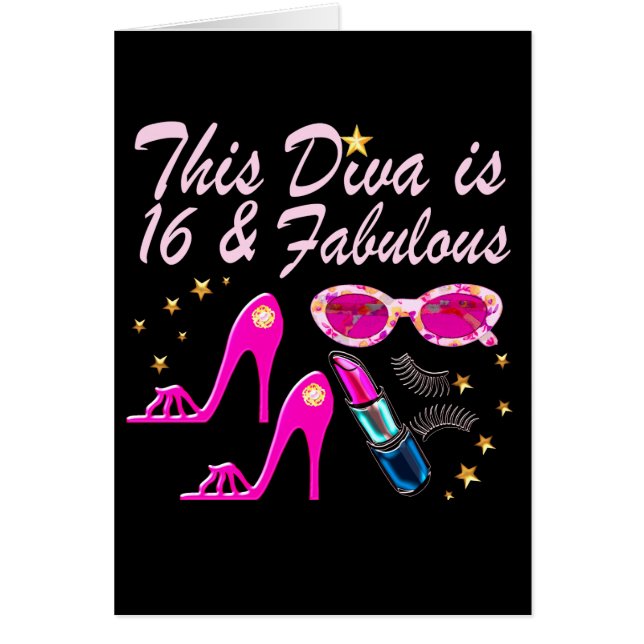 CARTÃO PRIMA DONNA, 16 ANOS (Frente)