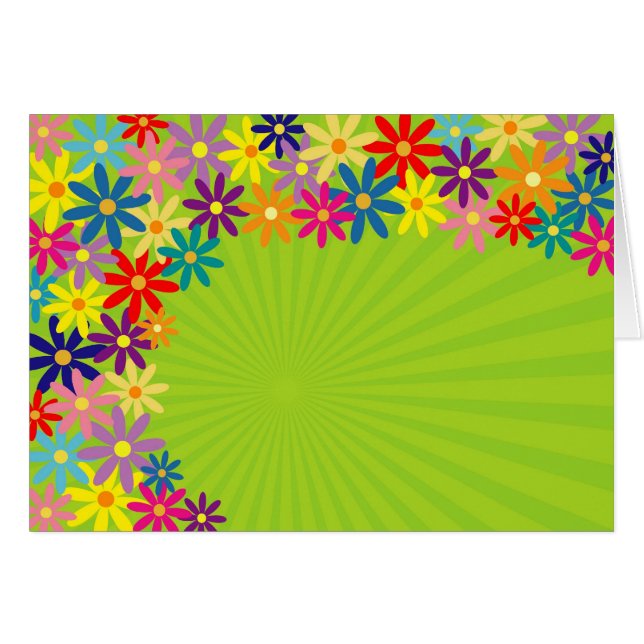 Cartão Primavera (Frente Horizontal)