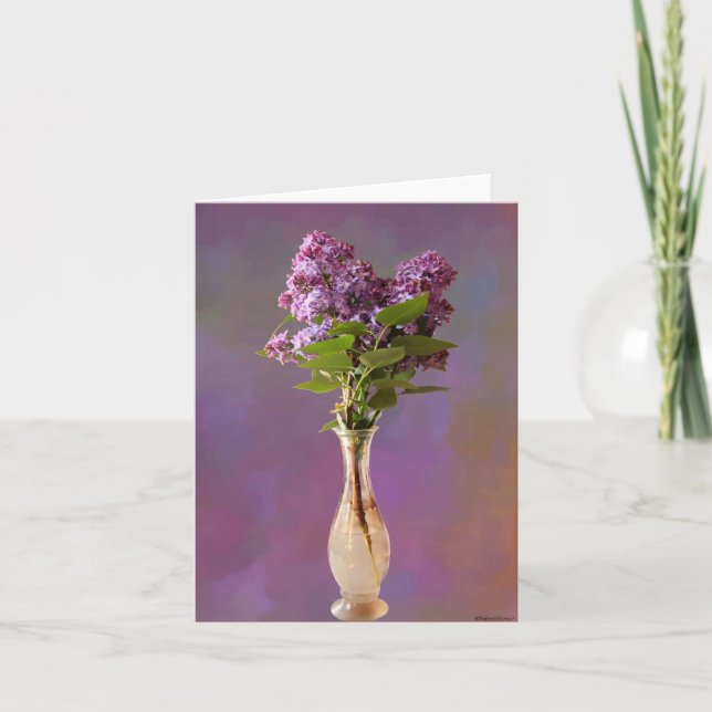 Cartão Primavera aroma (Frente)