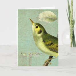 Cartão Primavera Bird, Aniversário