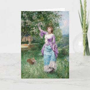 Cartão Primavera Blooms Henry John Yeend King