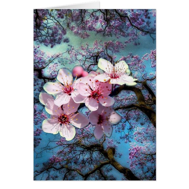 Cartão Primavera chegou (Frente)