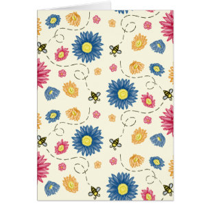 Cartão Primavera Cores