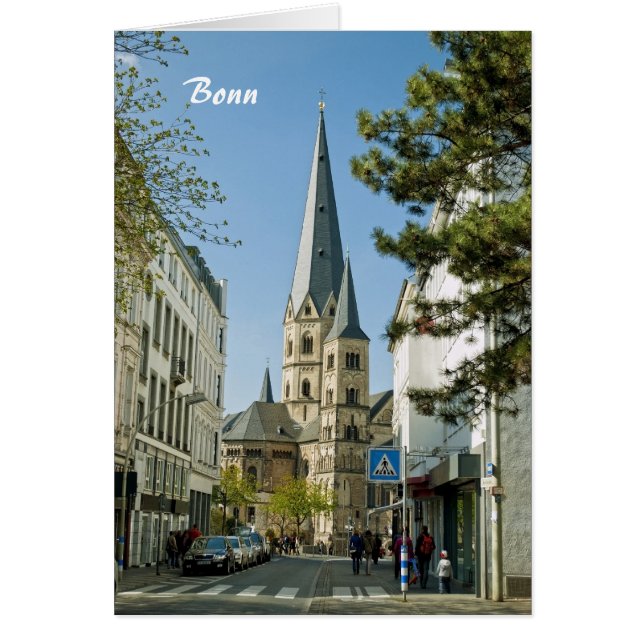 Cartão Primavera em Bonn (Frente)