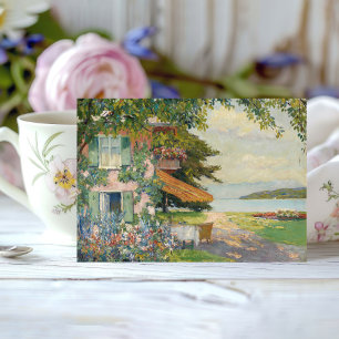 Cartão Primavera Garden em Starnberg   Edward Cucuel