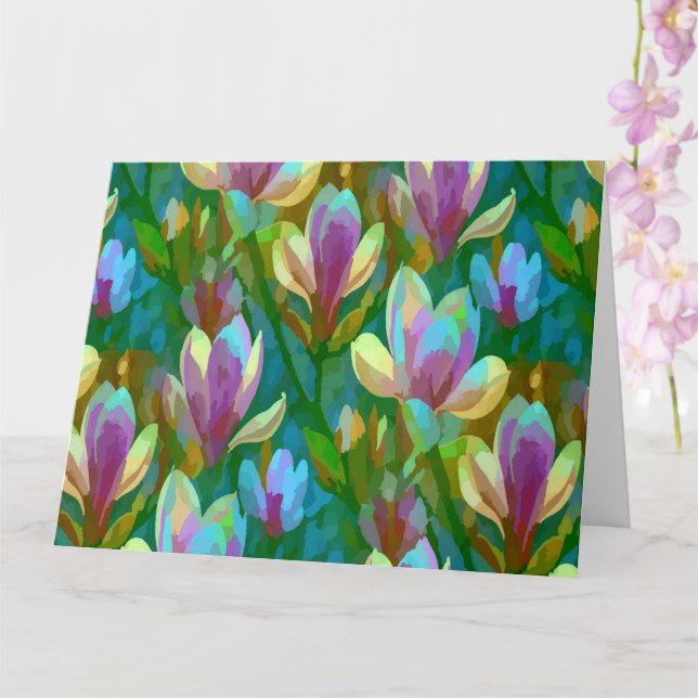 Cartão Primavera Magnolia (Orquídea)