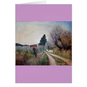 Cartão PRIMAVERA MAIS CEDO EM VERNALESE / Paisagem da Tos