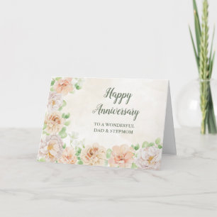 Cartão Primavera Pai e Aniversário de Casamento Stepman