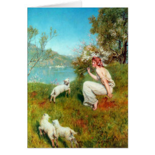 Cartão Primavera pelo mineiro de John