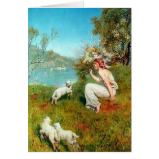 Cartão Primavera pelo mineiro de John