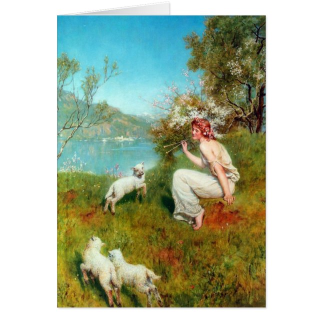 Cartão Primavera pelo mineiro de John (Frente)