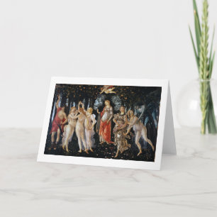 Cartão Primavera, Sandro Botticelli, 1482