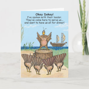 Cartão Primeira Ação de Graças dos Perus