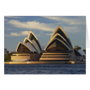 Cartão Primeira Luz no Sydney Opera House, Sydney, Nova