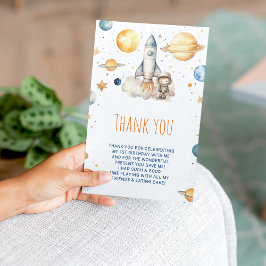 Cartão Primeira viagem em torno do primeiro aniversario S