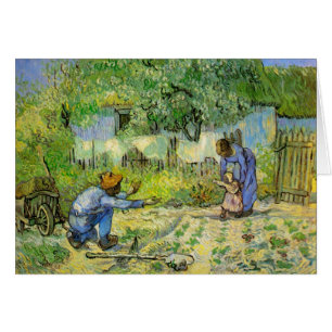 Cartão Primeiras etapas por Vincent van Gogh
