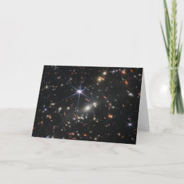 Cartão Primeiras imagens do telescópio espacial JWST Jame