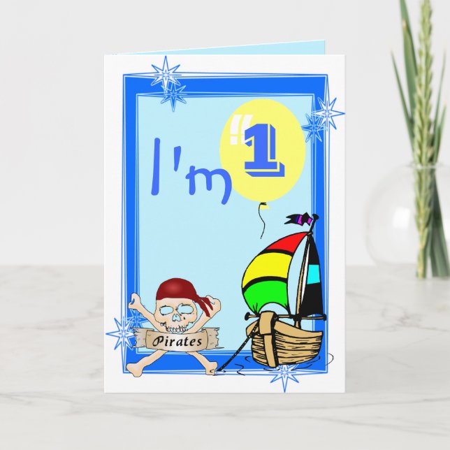 Cartão Primeiro aniversário (Frente)