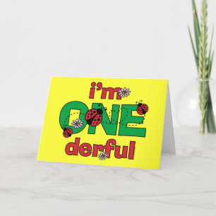 Cartão PRIMEIRO ANIVERSARIO de Ladybug ONEMaravilhoso