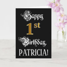 primeiro aniversario — Script de Rico; Faux Dourad