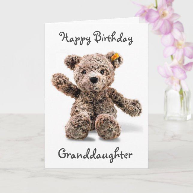 Cartão *primeiro aniversario WISH* GRANDDAUGHER (Orquídea)